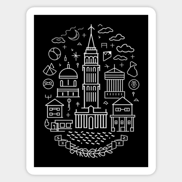 TRAVEL AND TOURISM ICONS Sticker by likbatonboot